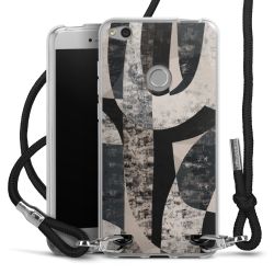 Carry Case Transparent Fabric black/silver