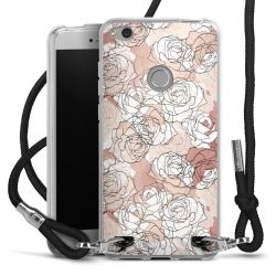 Carry Case Transparent Fabric black/silver