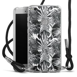 Carry Case Transparent Fabric black/silver