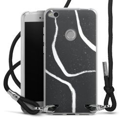 Carry Case Transparent Fabric black/silver