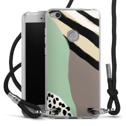 Carry Case Transparent Fabric black/silver