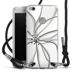 Carry Case Transparent Fabric black/silver