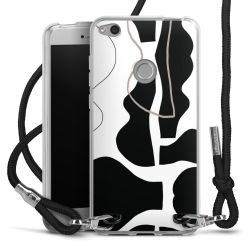 Carry Case Transparent Fabric black/silver