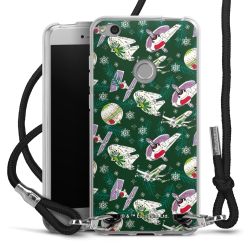 Carry Case Transparent Fabric black/silver