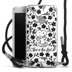 Carry Case Transparent Fabric black/silver