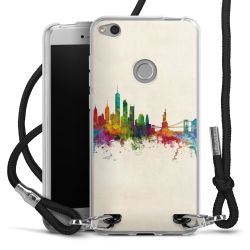 Carry Case Transparent Fabric black/silver