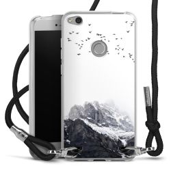 Carry Case Transparent Fabric black/silver