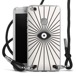 Carry Case Transparent Fabric black/silver