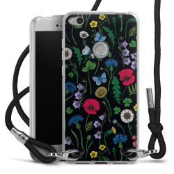 Carry Case Transparent Fabric black/silver