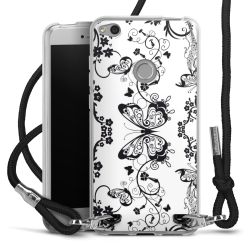 Carry Case Transparent Fabric black/silver