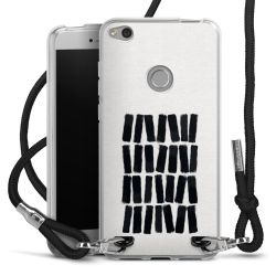 Carry Case Transparent Fabric black/silver