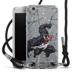 New Carry Case Transparent Stoff schwarz/silber