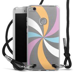 Carry Case Transparent Fabric black/silver