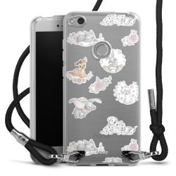 New Carry Case Transparent Stoff schwarz/silber