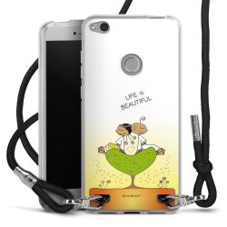 Carry Case Stoff schwarz/silber