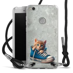 New Carry Case Transparent Stoff schwarz/silber