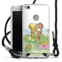 New Carry Case Transparent Stoff schwarz/silber