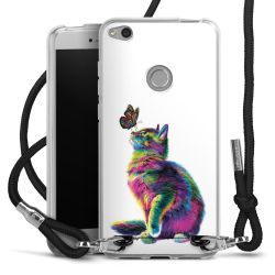 New Carry Case Transparent Stoff schwarz/silber