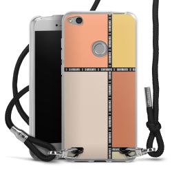 New Carry Case Transparent Stoff schwarz/silber