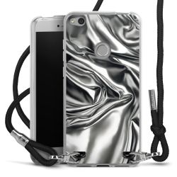 New Carry Case Transparent Stoff schwarz/silber