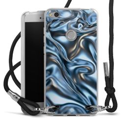 New Carry Case Transparent Stoff schwarz/silber