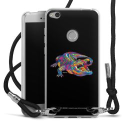 New Carry Case Transparent Stoff schwarz/silber