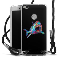 New Carry Case Transparent Stoff schwarz/silber