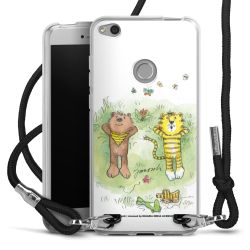 New Carry Case Transparent Stoff schwarz/silber