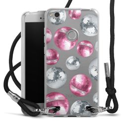 New Carry Case Transparent Stoff schwarz/silber