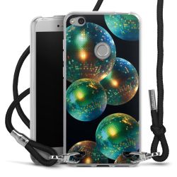 New Carry Case Transparent Stoff schwarz/silber