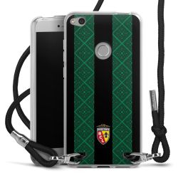 New Carry Case Transparent Stoff schwarz/silber