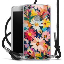 New Carry Case Transparent Stoff schwarz/silber