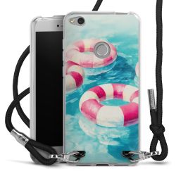 New Carry Case Transparent Stoff schwarz/silber