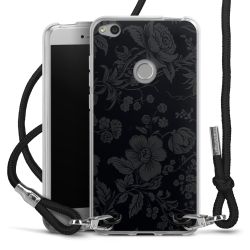 New Carry Case Transparent Stoff schwarz/silber