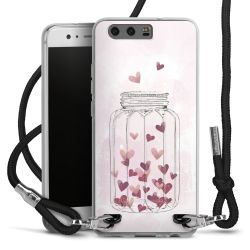 Carry Case Transparent Fabric black/silver