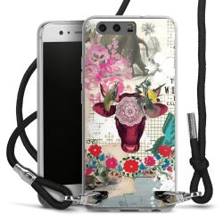 Carry Case Transparent Fabric black/silver