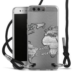 Carry Case Transparent Fabric black/silver