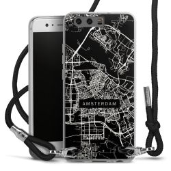 Carry Case Transparent Fabric black/silver