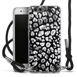 Carry Case Transparent Fabric black/silver