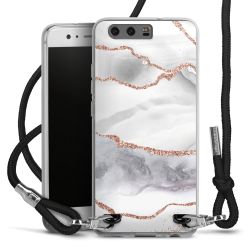 Carry Case Transparent Fabric black/silver