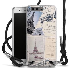 Carry Case Transparent Fabric black/silver