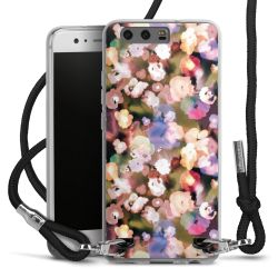 Carry Case Transparent Fabric black/silver