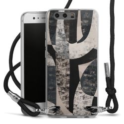 Carry Case Transparent Fabric black/silver