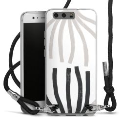 Carry Case Transparent Fabric black/silver