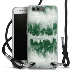 Carry Case Transparent Fabric black/silver