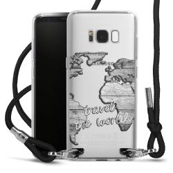 Carry Case Transparent Fabric black/silver