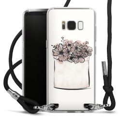 Carry Case Transparent Fabric black/silver