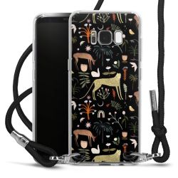 Carry Case Transparent Fabric black/silver