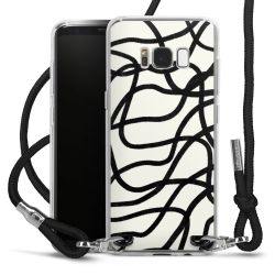 Carry Case Transparent Fabric black/silver