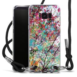 Carry Case Transparent Fabric black/silver